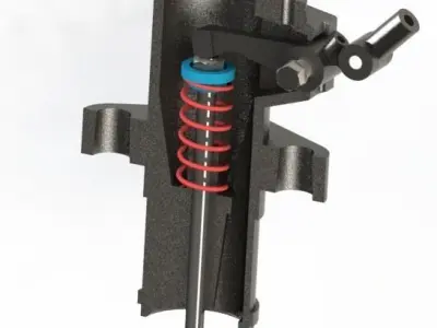 Air Valve Assembly Free 3D model