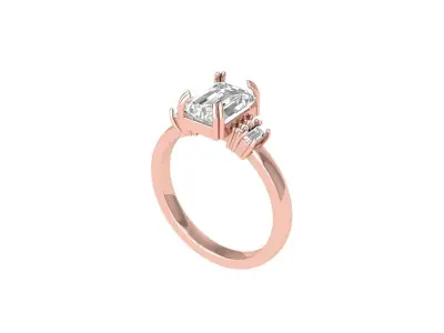 Wedding Ring  3D print model 295