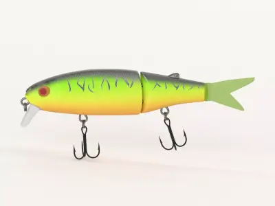 swimbait fishing lure v3 3D model