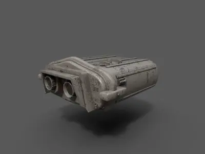 Electrobinouculars camera Free 3D model