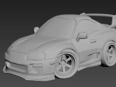 Supra Chibi Style - 3D Print Model 3D print model