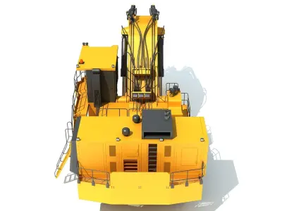 Mining Shovel 3D model