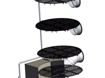 Spray scrubber 3D model