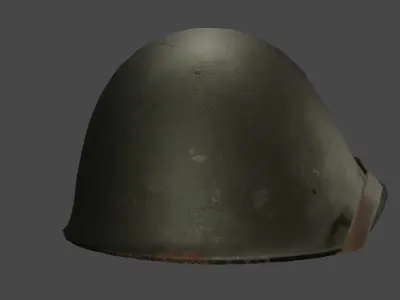 SSH68 Helmet Belt Up Low-poly 3D model