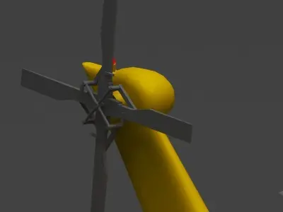 Helicopter 3D model 12