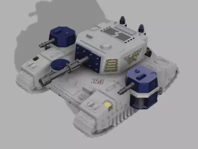 Bane blade style tank 3D print model