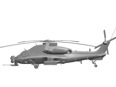 Boeing AH-64 Apache 3D model get