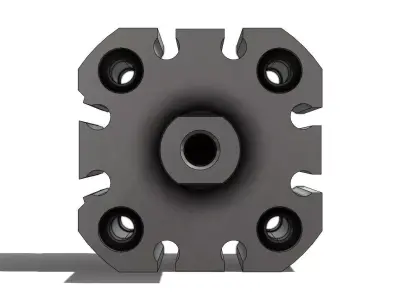Cilindro Pneumatico SMC CD55B25 30 Pneumatic Cylinder 3D model