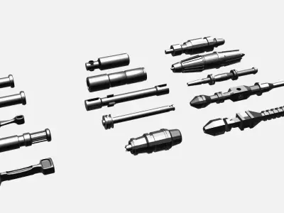 TECH KitBash 01A 3D model