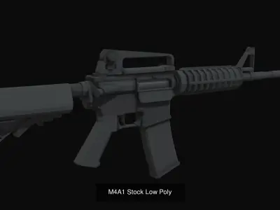 16 Low Poly Weapons 3D Model Pack