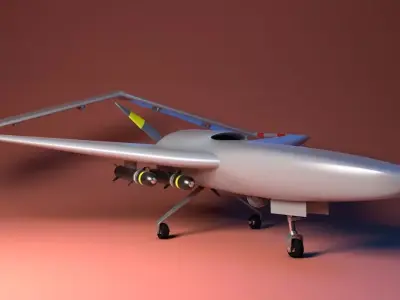 UAV WAR DRONE 3D model