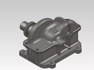 Gearbox 16 ratio Free 3D model