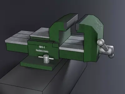 Professional Bench Vise - IAS-I Industries 3D model