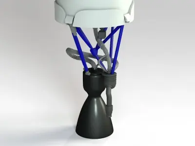 SpaceX Falcon 1 3D model