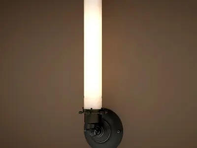 High Lamp Bracket Gunmetal 3D model