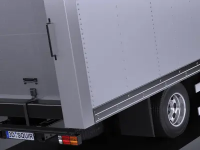 Generic Cargo Truck Mid Size 2016 3D model