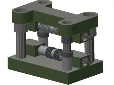 maquina perforadora de tubos  3D model