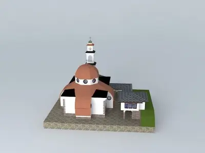 Church "St. Vlas" Free 3D model