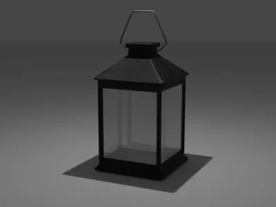 Lantern Low-poly 3D model