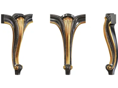 Classic leg 077 3D model