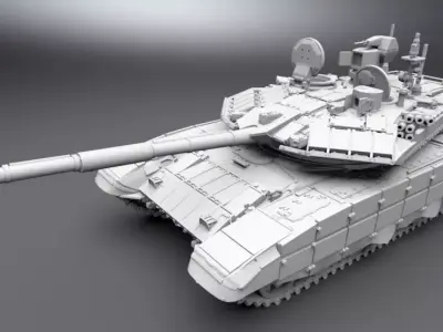 T90MS Tagil Scale model 3D print model