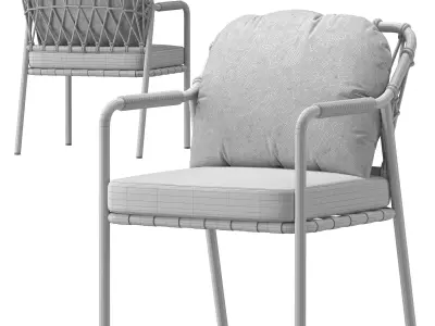 sette garden kuaz chair 3D model