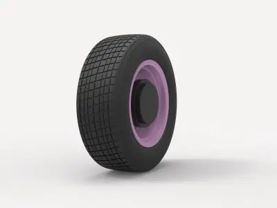 Car wheel 2 3D model