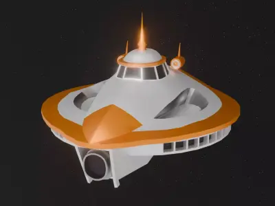 Spaceship no1 3D model