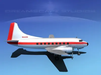 Martin 202 East Coast Flying Service 3D model