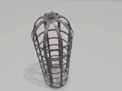 Metal Cage 1 Low-poly 3D model