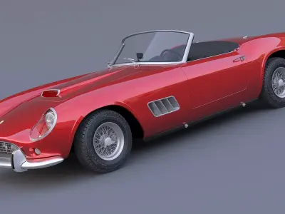 1957 Ferrari 250 California 3D model