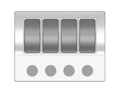 Marine Switch Panel 4 3D model