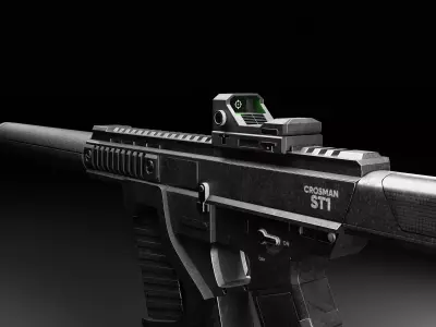 Machine gun 3D Model 3D model