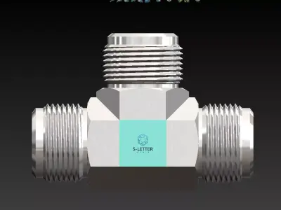 Tee Adapter 3D model