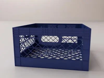 Milk Crate 3D model