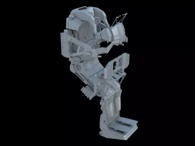 Sci Fi Mech Seat 3D model