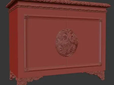 cabinet 3D model 3D model