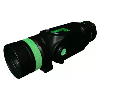 Futuristic Night Vision Monocular Scope 3D model