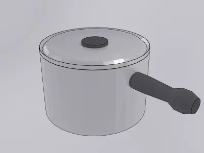 Simple pot Free 3D model purchase