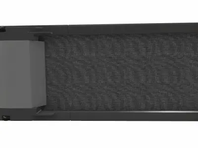 Treadmill technogym 3D model