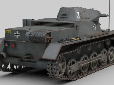 Panzer 1 Ausf B 3D model