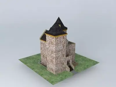 Two Towers 2 Free 3D model