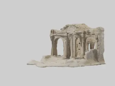 Ancient Ruins Model 1 Low-poly 3D model