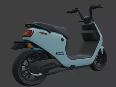 Electric Scooter 3D Model 3D model 2