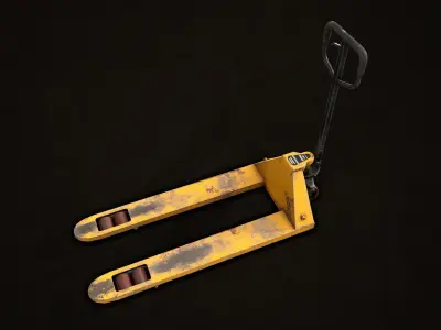 Hand Pallet Truck Low-poly 3D model