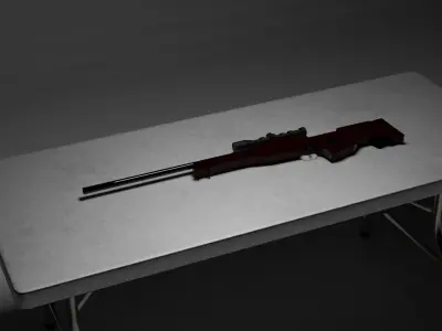L96 AWP Bolt Action Sniper 3D model