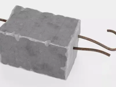 -Concrete Debris V5- 3D model