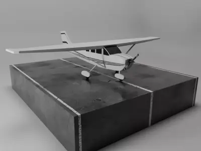 Cessna 172 Skyhawk 3D model buy