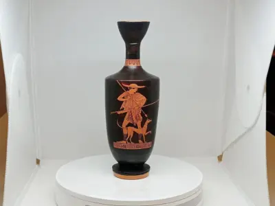 Greek lekythos replica 3D model