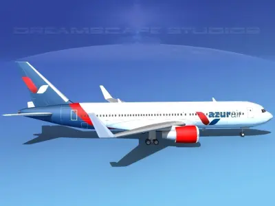 Boeing 767-300 Azur Air 3D model
